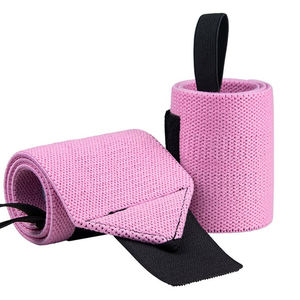 Pink Color <b>Weight</b> Lifting <b>Wrist</b> Straps For Men & Women Good Quality Make Own Weightlifting <b>Wrist</b> Wraps BY AMAZING INDUSTRIES - Product Image 2