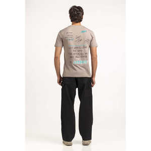 Camiseta Oversize de Corte Regular MN-TS-SS25-044, 280 Gramos, Jersey con Patrón Comprimido, Impresión Gráfica Disponible, Métodos de Impresión DTG y Serigrafía - Product Image 1