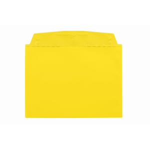 Portadocumenti con tasca trasparente, da appendere, A5 orizzontale, Giallo, 10 pz. / Confezione.- SD013-04 - Product Image 2