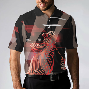 Polos de Golf Personalizados Sublimados para Hombre, de Alta Calidad, OEM, Impresos, Transpirables, de Secado Rápido, 100% Poliéster, Corte Ajustado - Product Image 6