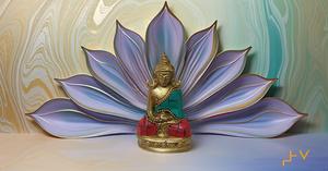 Figurine de shakyamuni de guérison bouddhiste pour la paix et la relaxation statue de bouddha décor à la maison accessoires d'art moderne décoration cadeaux - Product Image 5