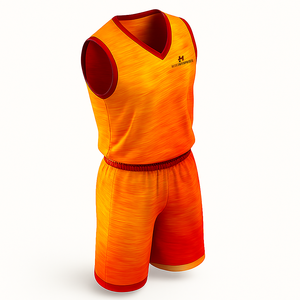 Ensemble d'uniformes de basketball respirants de qualité supérieure, maillot et short réversibles, design de logo personnalisé, 100 % polyester pour les équipes de club - Product Image 2