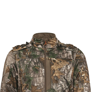 เสื้อแจ็คเก็ตกันลมกันน้ำน้ำหนักเบาสำหรับกีฬา ผลิตตามสั่ง พร้อมขาย รับทำโลโก้ เสื้อแจ็คเก็ตสำหรับผู้หญิง 100% โพลีเอสเตอร์ สำหรับการล่าสัตว์ - Product Image 4