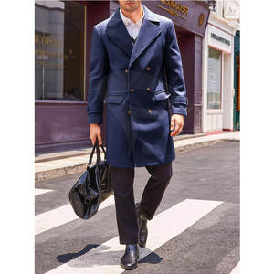 Classic <b>Trench</b> <b>Coat</b> Long Sleeve Outerwear Clean Design Comfortable Fit For Daily And Professional Use - Product Image 2