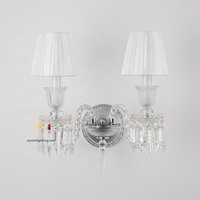 Applique Murale de Luxe Française en Cristal, Luminaire Décoratif Moderne Zenith pour Restaurant, Maison, Bureau, Hôtel, Villa