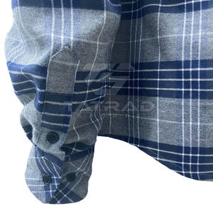 Chemise en flanelle respirante 100% coton cousue pour hommes - Haute qualité, durable, design entièrement personnalisable - Product Image 6