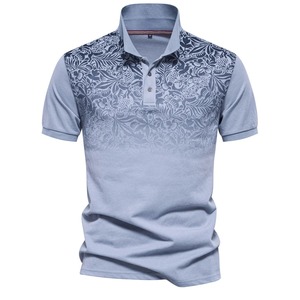 Nouveau 2025 été respirant coton hommes polo chemise-OEM broderie personnalisée T-shirts à col pour affaires décontracté et uniformes - Product Image 1