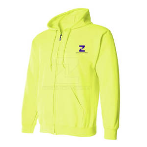 Fermeture à glissière d'hiver personnalisée pour hommes Hoodies-100 % coton écologique et respirant de haute qualité au meilleur prix - Product Image 3