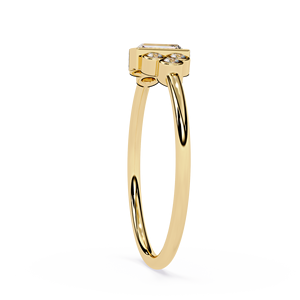 Customizable 18K 14K Solid Gold Eternity <b>Rings</b> Natural Diamond Baguette Cut Unique Fine Jewelry Womens Wedding <b>Band</b> - Product Image 5