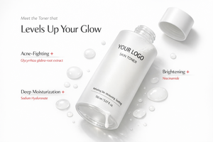 OEM/ODM Private Label Niacinamide <b>Toner</b> All Skin Types & Dry Liquid <b>Vitamin</b> <b>C</b> Hydrating Vegan Non-Greasy Moisturizer - Product Image 4