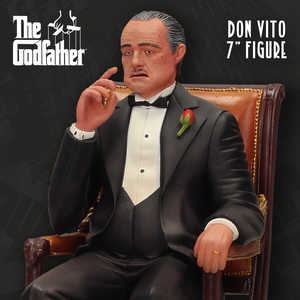 Figura de PVC de Don Vito Corleone, Personaje Icónico de la Película 'El Padrino', Nueva, de Plástico ABS, para Coleccionar, Decoración del Hogar, en Caja - Product Image 1