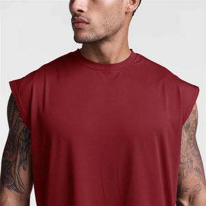 Camiseta Deportiva Casual Elástica para Hombre, 100% Algodón, Transpirable, de Secado Rápido, Servicios de Etiqueta Privada OEM - Product Image 5