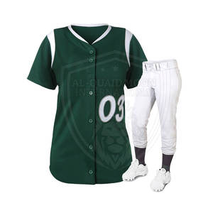 Nouveauté Uniforme de softball conçu sur mesure Ensemble de vêtements de sport respirants Option de gros disponible - Product Image 2