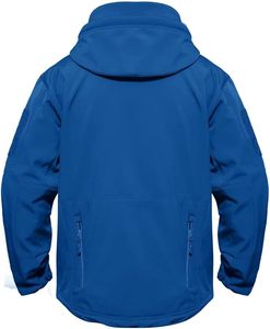 Veste d'hiver tactique doublée de polaire respirante pour hommes, 7 poches, coque souple, résistante à l'eau pour la course automobile de moto - Product Image 2