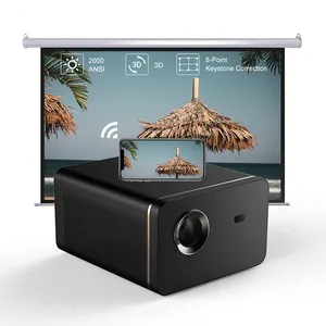 Jenovox M4000 Pro FHD 1080P Projetor 2000ANSI Lumen High Brightness DLP Projector Smart WIFI 3D Video Projector For Cinema