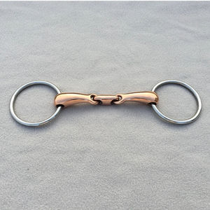 Mèche à anneau lâche en acier inoxydable Mèches à mors en cuivre Double bouche cassée 12.5cm 12cm 12.5cm - Product Image 2