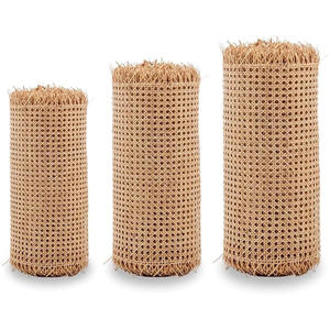 Hexagon open weaving <b>rattan</b> <b>roll</b> natural rotan cane mesh <b>rolls</b> best price handmade webbing sheets - Product Image 3