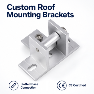 Soportes de Montaje para Techos Personalizados con Certificación CE, Conectores de Base Ranurada para Proyectos en Techos Inclinados - Product Image 1