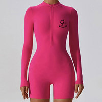 Ensemble de yoga réversible uni 2 pièces pour femme, tenue de sport respirante extensible dans les quatre sens avec logo personnalisé pour l'entraînement estival, la gym et le fitness