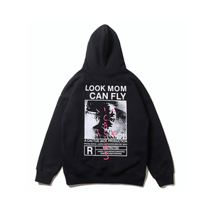 เสื้อฮู้ดผ้าฟลีซพิมพ์ลายภาพบุคคลสไตล์อเมริกัน ประจำฤดูใบไม้ร่วงและฤดูหนาว ปี 2026  แบบสั่งทำพิเศษ - Product Image 1