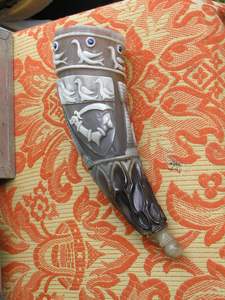 Cuerno de búfalo auténtico, cuernos para beber hechos a mano en Georgia, gran regalo de cumpleaños para bodas - Product Image 2