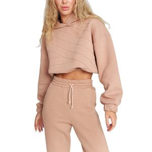 Conjunto de sudadera de yoga para mujer, conjunto de Sudadera con capucha y Jogger de dos piezas, jersey de entrenamiento de gimnasio - Product Image 1