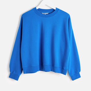 Women's Autumn Winter Style Drop Shoulder Embroidered <b>Sweatshirt</b> Breathable Casual Hoodie Direct Manufacturer's Wholesale Front - Product Image 1