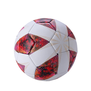 Balón de fútbol de cuero PU duradero de alta calidad tamaño 5 amarillo azul negro diseño profesional partido Fútbol para deportes al aire libre - Product Image 1
