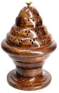 Handcrafted Wood Mother of Pearl <b>Bakhoor</b> Burner |Arabic <b>Oud</b> Incense Mubkhar Burner for Home Fragrance,Ramadan Decoration & Gift - Product Image 4