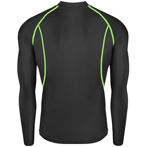 Conjunto de 2 uds de ropa de gimnasio ajustada para hombre, ropa deportiva de compresión personalizada para entrenamiento y trotar, chándales de patrón sólido para Fitness - Product Image 3