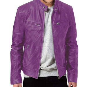 Chaqueta de cuero de piel de vaca personalizable para hombre 2025 colección de invierno hecha en Pakistán producto al por mayor - Product Image 3