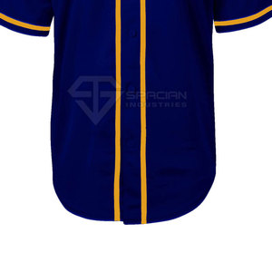 Nueva Llegada Ropa Deportiva Nombre Personalizado Impreso Tela 100% Poliéster Mejor Precio Camiseta de Béisbol - Product Image 5