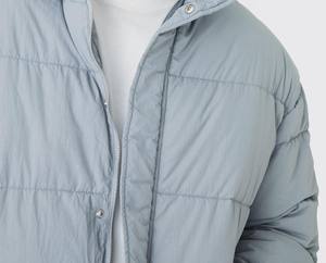 Streetwear épais de qualité supérieure pour hommes, vêtements d'hiver, manteaux bouffants, veste imperméable à capuche et fermeture éclair, vêtements de vente en gros OEM - Product Image 5