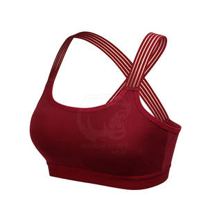 Seamless Crisscross Back Sports Bra for Women Stylish Support for Workouts Strappy Open Back Breathable and SupportiveYoga Bra - Product Image 6