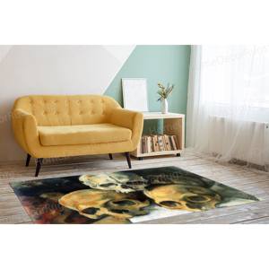 Alfombra Pirámide de Calaveras de Paul Cézanne, Alfombras Personalizadas, Alfombras Grandes, Alfombra para Cuarto de Hombre, Alfombra Suave con Pelo - Product Image 4