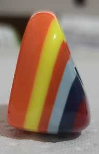 Venta al por mayor personalizado mejor calidad hecho a mano alto pulido hermoso colorido anillo de resina de moda para las mujeres de la India - Product Image 2