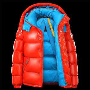 Veste d'hiver matelassée pour homme en marque propre, rembourrage en coton 200 GSM, matelassée, respirante, séchage rapide, coque en polyester, devant droit, OEM - Product Image 3