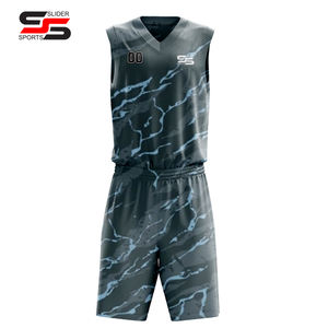 Uniforme de basket-ball sur mesure, prix compétitif, bonne qualité, séchage rapide, 100% polyester, uniformes de basket-ball à vendre - Product Image 5