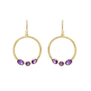 Wholesale Price Handmade 925 Sterling Silver <b>Dangle</b> <b>Earring</b> Natural Amethyst Stone 8mm Square Shape - Product Image 5