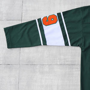 Camiseta de fútbol americano personalizada de alta calidad OEM estilo Vintage transpirable hombro caído recortado camiseta de aficionado al fútbol para Unisex - Product Image 5