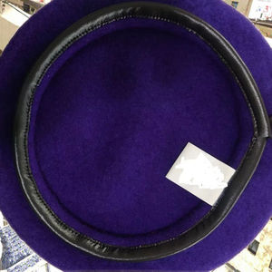 Boina de lana 100% Formal Unisex para las cuatro estaciones con estampado de transferencia de calor, sombreros para exteriores estándar del Gobierno - Product Image 5