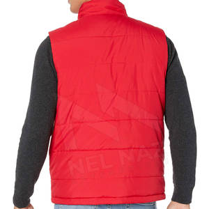 Diseña Tu Propio Logotipo, Chaqueta Acolchada Sin Mangas 100% Poliéster, Venta Especial, Personalizada, Resistente al Viento e Impermeable para Hombre - Product Image 3