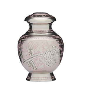 Urnes funéraires finies en émail noir pour cendres humaines Urnes en métal de décoration d'intérieur modernes et élégantes fabriquées en Inde - Product Image 3