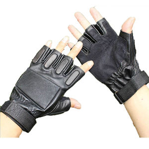 Haute qualité haltérophilie Gym entraînement fitness gants Gym cuir antidérapant gants demi-doigt Fitness gants pour unisexe - Product Image 2
