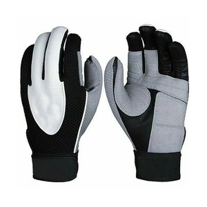 Gants de frappe de baseball en cuir de haute qualité du fabricant professionnel nouveau style confortable pour les lanceurs couleur unie - Product Image 5