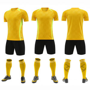 OEM Personnalisé Hommes Équipe Club Football Jersey Survêtement Kits Polyester Respirant Vêtements De Football Ensembles Sport Football Uniforme - Product Image 3