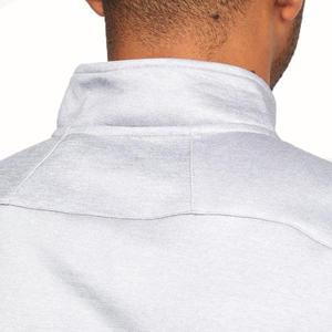 Ensemble de survêtement pour homme grande taille personnalisé avec logo, de haute qualité, respirant, séchage rapide, fermeture éclair intégrale, pour la gym et le jogging - Product Image 4