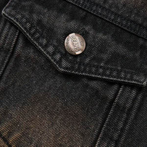 Chaleco vaquero de alta calidad para hombre, diseño personalizado, novedad, moda de invierno, talla grande, venta al por mayor, relleno de algodón ajustable - Product Image 4