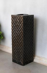 Bougeoir en bois à six colonnes, idéal pour la décoration intérieure, centre de table et éclairage festif, fabriqué à la main en Inde - Product Image 2