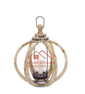 2025 Wooden <b>Lantern</b> Decorative Hot Selling Customization Reusable Degradable Farmhouse - Product Image 4